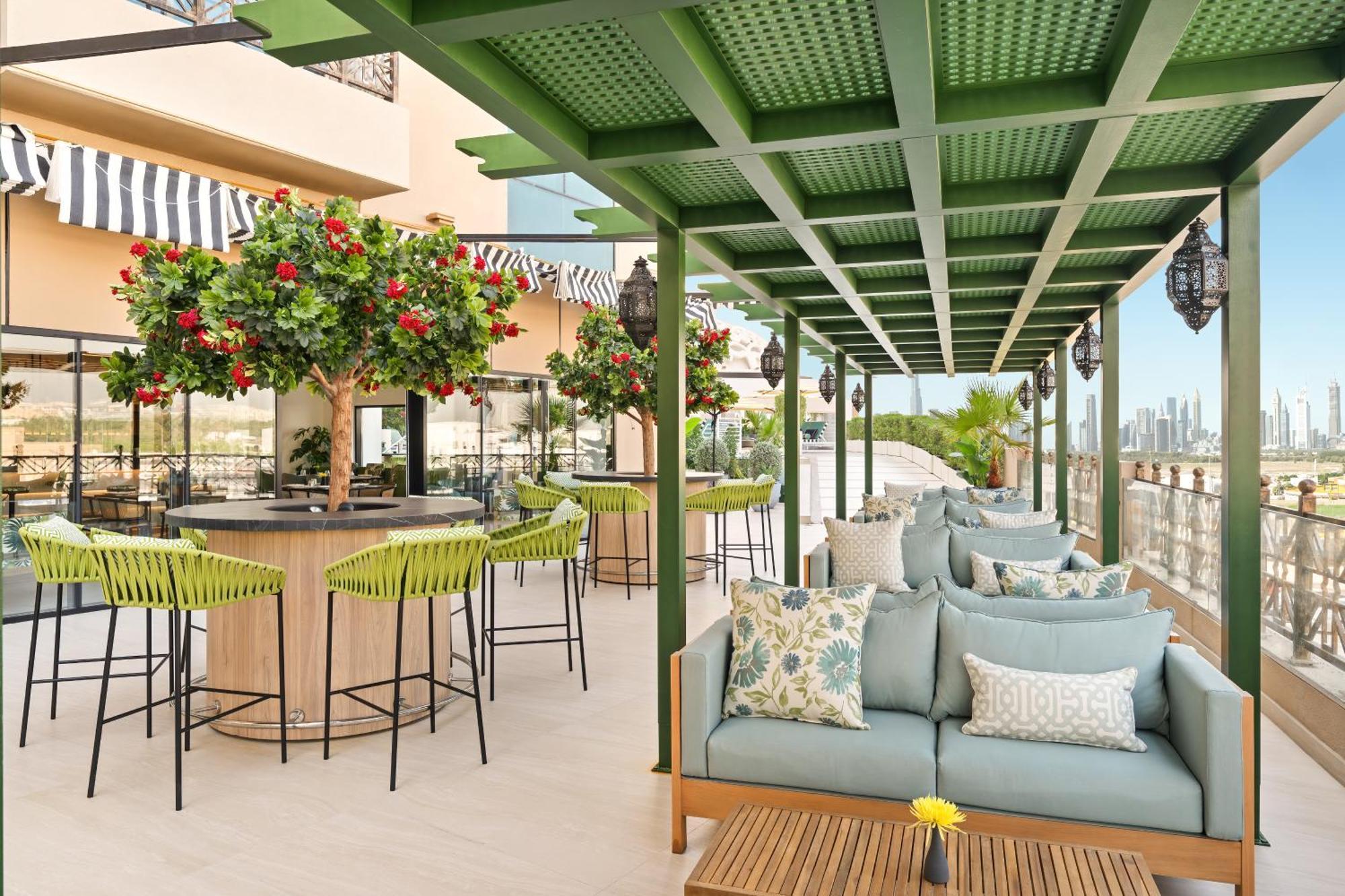 ออคซิเดนทัล อัลจัดดาฟ Hotel ดูไบ ภายนอก รูปภาพ Rooftop lounge